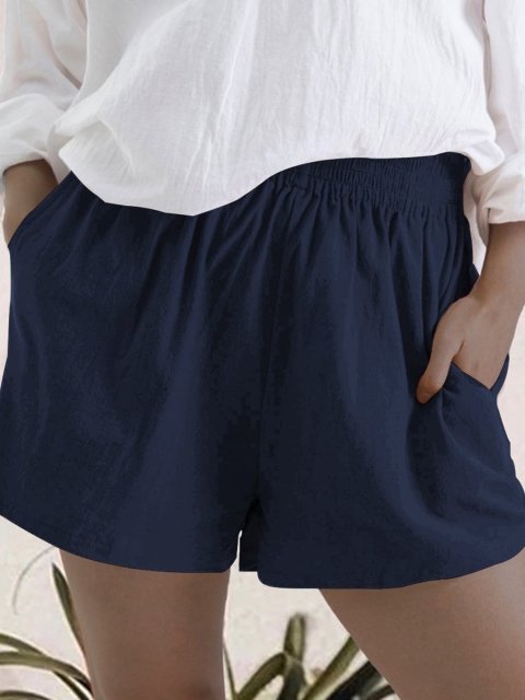GRACE & JACK Women Blue Regular Shorts