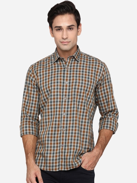 Greenfibre Men Multicoloured Checked Classic Slim Fit Pure Cotton Casual Shirt, Multi
Greenfibre Men Multicoloured Checked Classic Slim Fit Pure Cotton Casual Shirt, Multi