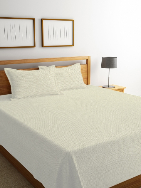 KLOTTHE Beige Geometric Printed Cotton 250 to 349 TC Double King Bed Cover With 2 Pillow Covers
KLOTTHE Beige Geometric Printed Cotton 250 to 349 TC Double King Bed Cover With 2 Pillow Covers