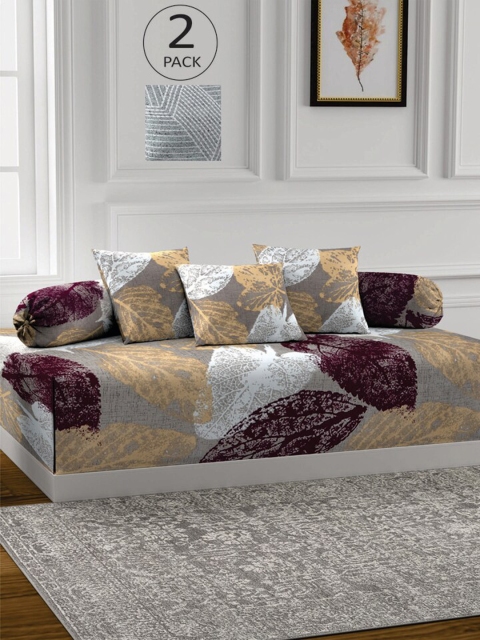 KLOTTHE Set Of 2 Multicoloured Floral Bedsheet With 4 Bolster Covers & 6 Cushion Covers, Multi
KLOTTHE Set Of 2 Multicoloured Floral Bedsheet With 4 Bolster Covers & 6 Cushion Covers, Multi