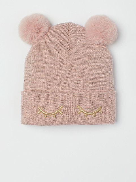 H&M Girls Pink & Gold-Toned Glittery Hat
H&M Girls Pink & Gold-Toned Glittery Hat