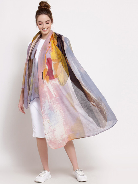 J Style Women Grey & Pink Abstract Printed Pure Cotton Stole
J Style Women Grey & Pink Abstract Printed Pure Cotton Stole