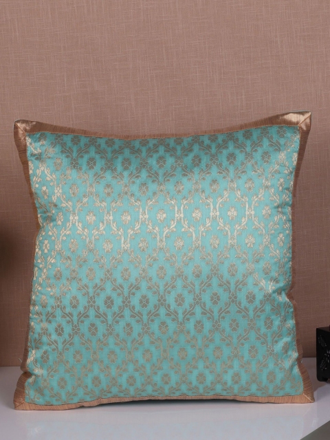 Molcha Set Of 5 Turquoise Blue & Gold-Toned Ethnic Motifs Festive Square Cushion Covers
Molcha Set Of 5 Turquoise Blue & Gold-Toned Ethnic Motifs Festive Square Cushion Covers