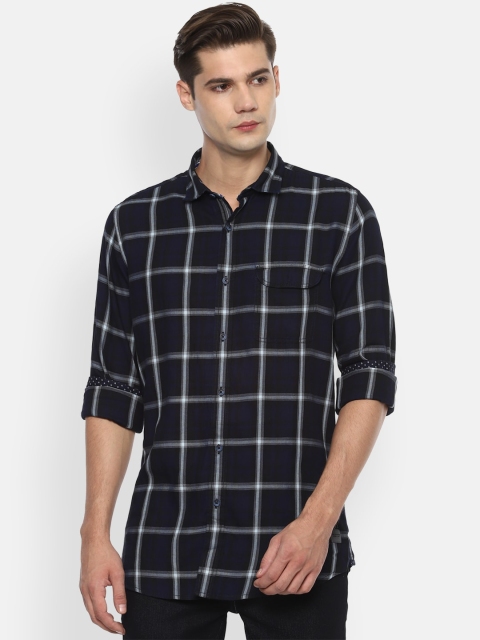 VAN HEUSEN DENIM LABS Men Black & White Slim Fit Opaque Checked Pure Cotton Casual Shirt
VAN HEUSEN DENIM LABS Men Black & White Slim Fit Opaque Checked Pure Cotton Casual Shirt