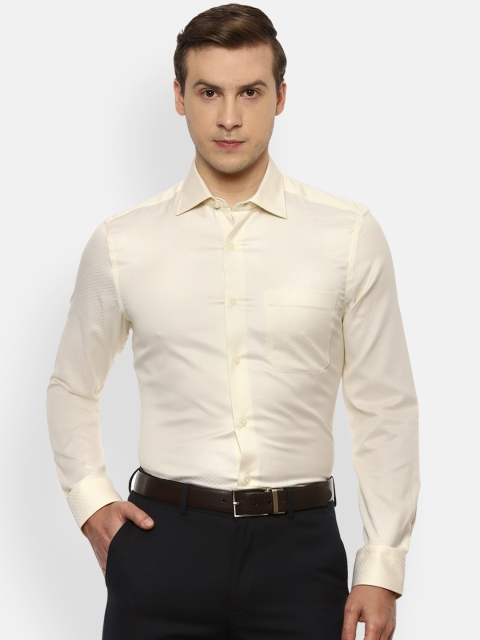 Louis Philippe Gods & Kings Men Cream-Coloured & White Opaque Pure Cotton Formal Shirt
Louis Philippe Gods & Kings Men Cream-Coloured & White Opaque Pure Cotton Formal Shirt