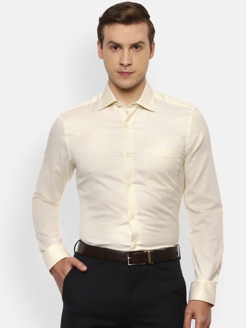 Louis Philippe Gods & Kings Men Cream-Coloured & White Opaque Pure Cotton Formal Shirt
Louis Philippe Gods & Kings Men Cream-Coloured & White Opaque Pure Cotton Formal Shirt
