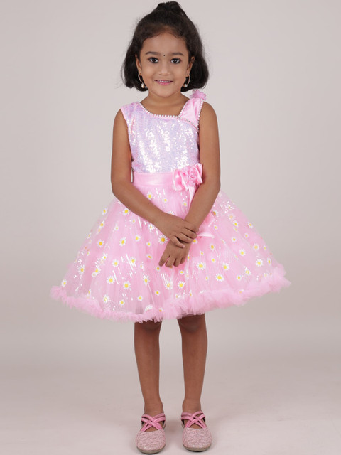 Pothys Pink Net Dress
Pothys Pink Net Dress