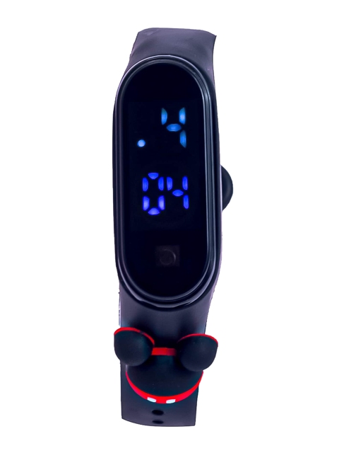 Spiky Unisex Kids Black Embellished Dial & Black Textured Straps Digital Multi Function Watch
Spiky Unisex Kids Black Embellished Dial & Black Textured Straps Digital Multi Function Watch