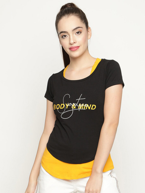 V2 Value & Variety Women Mustard Yellow Printed Regular Top
V2 Value & Variety Women Mustard Yellow Printed Regular Top