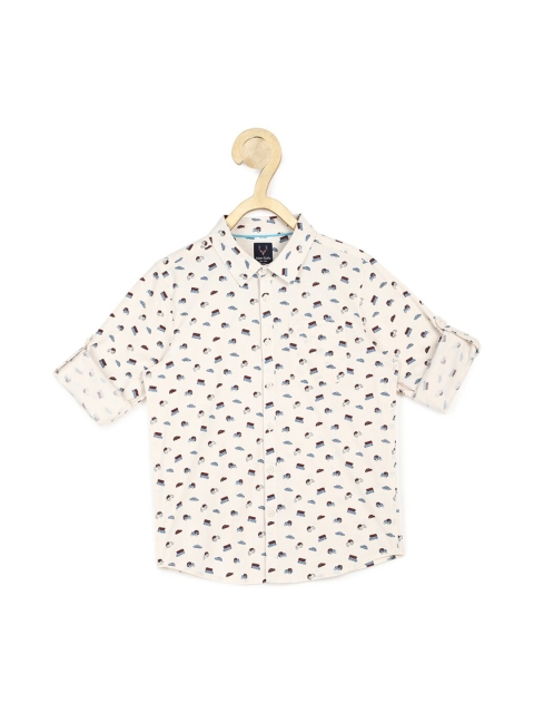 Allen Solly Junior Boys White & Blue Slim Fit Opaque Printed Pure Cotton Casual Shirt
Allen Solly Junior Boys White & Blue Slim Fit Opaque Printed Pure Cotton Casual Shirt