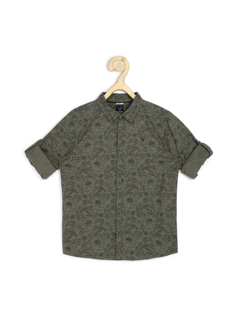 Allen Solly Junior Boys Olive Green Slim Fit Floral Printed Pure Cotton Casual Shirt
Allen Solly Junior Boys Olive Green Slim Fit Floral Printed Pure Cotton Casual Shirt