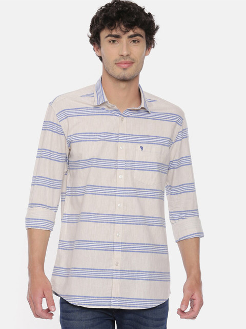 Swiss Club Men White Slim Fit Horizontal Stripes Opaque Striped Pure Cotton Casual Shirt
Swiss Club Men White Slim Fit Horizontal Stripes Opaque Striped Pure Cotton Casual Shirt
