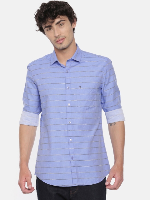 Swiss Club Men Blue Slim Fit Horizontal Stripes Opaque Striped Pure Cotton Casual Shirt
Swiss Club Men Blue Slim Fit Horizontal Stripes Opaque Striped Pure Cotton Casual Shirt