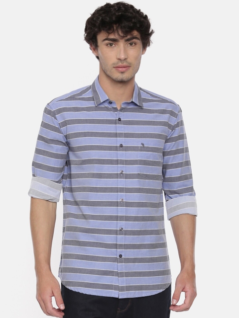 Swiss Club Men Purple & Grey Slim Fit Horizontal Stripes Pure Cotton Striped Casual Shirt
Swiss Club Men Purple & Grey Slim Fit Horizontal Stripes Pure Cotton Striped Casual Shirt