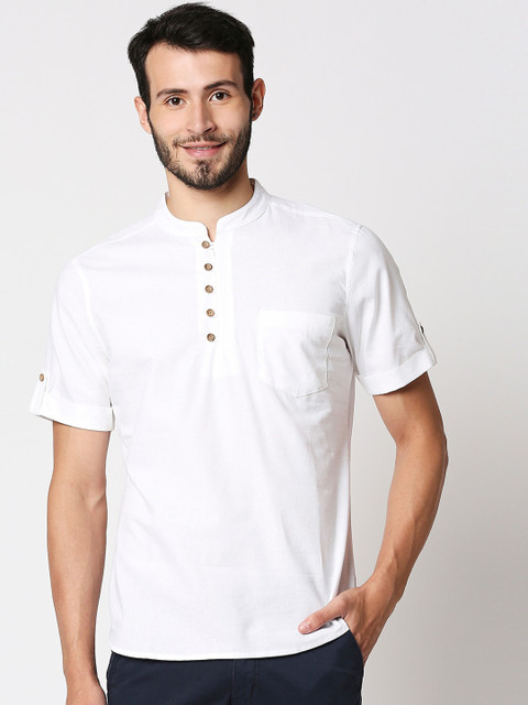Bewakoof Men White Kurta
Bewakoof Men White Kurta