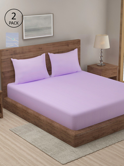 TAG 7 Lavender & Grey Geometric 210 TC 2 King Bedsheets with 4 Pillow Covers
TAG 7 Lavender & Grey Geometric 210 TC 2 King Bedsheets with 4 Pillow Covers