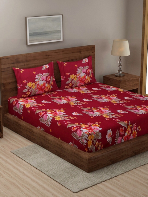 TAG 7 Multicoloured Printed Cotton 210 TC 2 King Bedsheet with 4 Pillow Covers, Multi
TAG 7 Multicoloured Printed Cotton 210 TC 2 King Bedsheet with 4 Pillow Covers, Multi