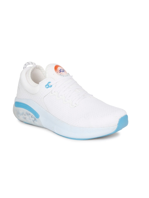 JQR Men White Mesh Running Shoes