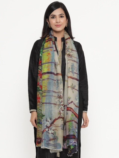 THE AAB STUDIO Women Multicoloured Garden Printed Pashmina Cashmere Wool Stole, Multi
THE AAB STUDIO Women Multicoloured Garden Printed Pashmina Cashmere Wool Stole, Multi