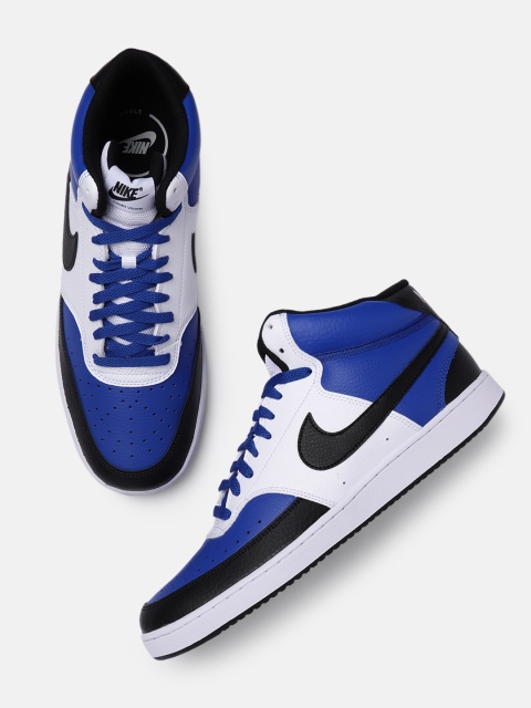 Nike Men Multicoloured Colourblocked Court Vision Mid NBA Leather Mid-Top Sneakers, Multi
Nike Men Multicoloured Colourblocked Court Vision Mid NBA Leather Mid-Top Sneakers, Multi
