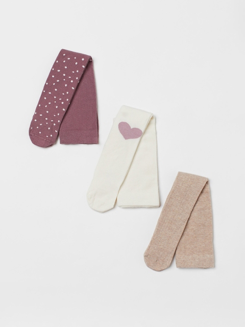 H&M Girls Multi 3-Pack Tights