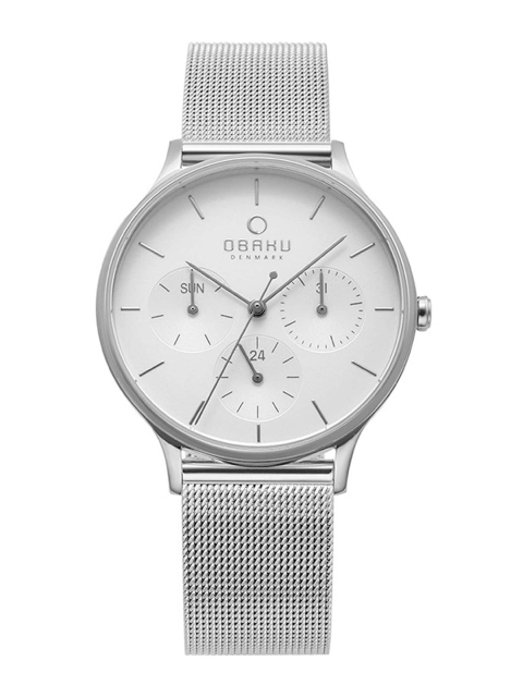 Obaku Women Silver-Toned Brass Dial & Silver-Toned Straps Analogue Watch V212LMCIMC
Obaku Women Silver-Toned Brass Dial & Silver-Toned Straps Analogue Watch V212LMCIMC