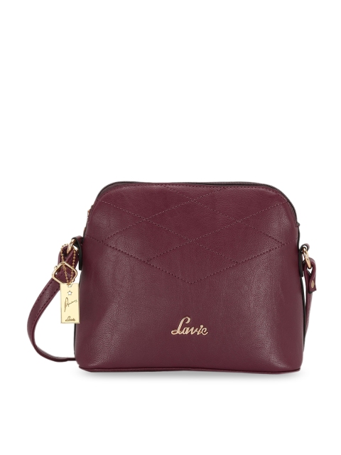Lavie Red Structured Sling Bag
