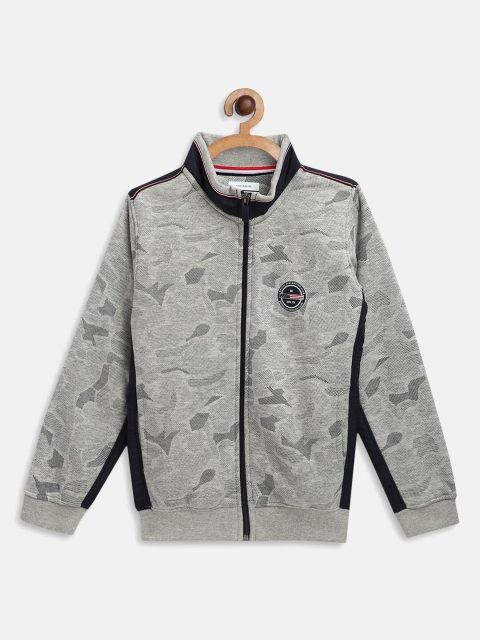Octave Boys Grey Printed Sweatshirt