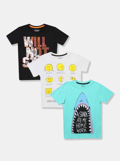 Cherokee Boys Assorted Set Of 3 Printed T-shirt