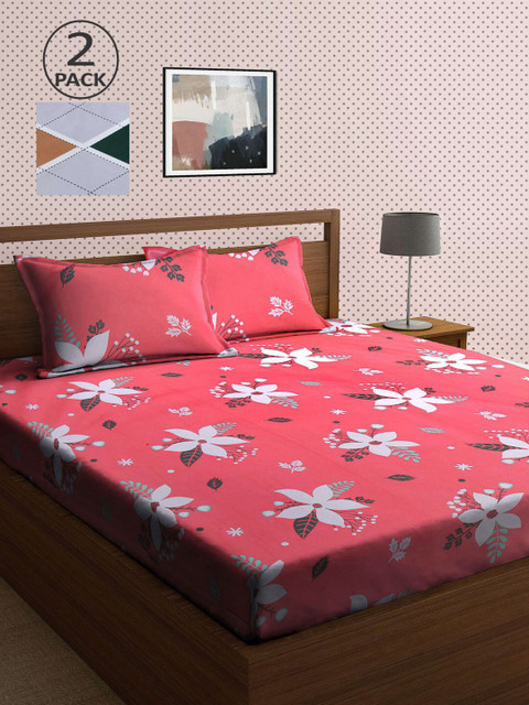 KLOTTHE Multicoloured Printed 210 TC 2 King Bedsheet with 4 Pillow Covers, Multi
KLOTTHE Multicoloured Printed 210 TC 2 King Bedsheet with 4 Pillow Covers, Multi