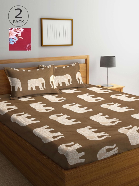 KLOTTHE Taupe & Maroon Cartoon Characters 210 TC 2 King Bedsheet with 4 Pillow Covers
KLOTTHE Taupe & Maroon Cartoon Characters 210 TC 2 King Bedsheet with 4 Pillow Covers