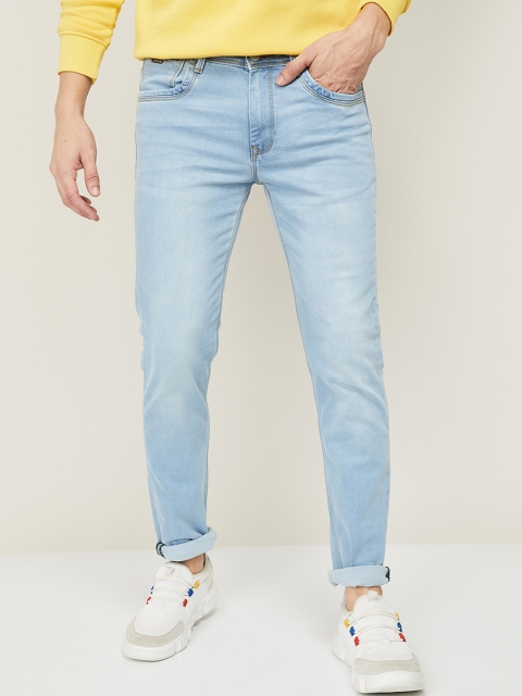 Forca by Lifestyle Men Blue Heavy Fade Jeans