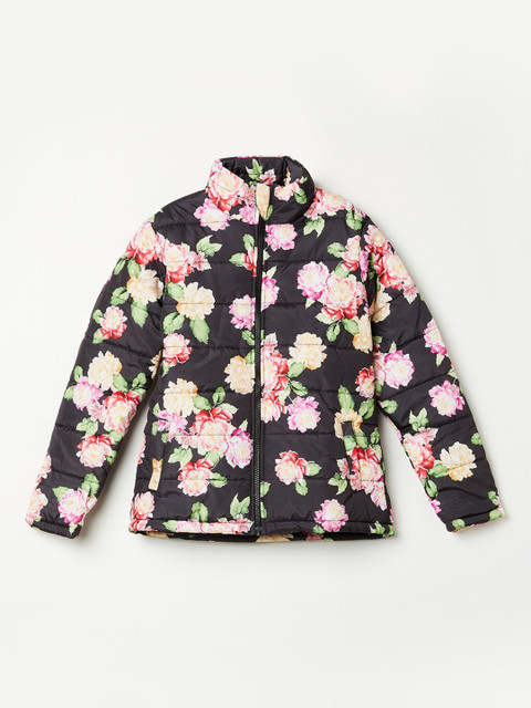 Fame Forever by Lifestyle Girls Black Pink Floral Puffer Jacket
Fame Forever by Lifestyle Girls Black Pink Floral Puffer Jacket