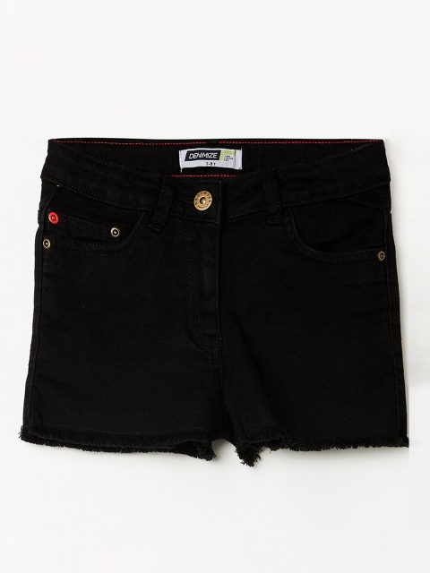 Fame Forever by Lifestyle Girls Black Denim Shorts