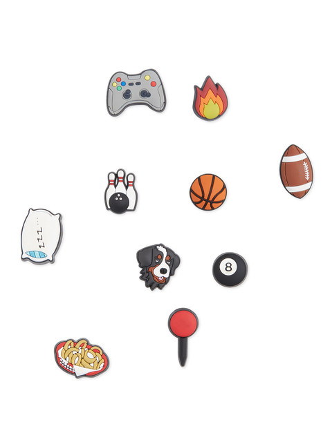 Crocs Set Of 10 Cool Dude Jibbitz Shoe Charm, Red
Crocs Set Of 10 Cool Dude Jibbitz Shoe Charm, Red