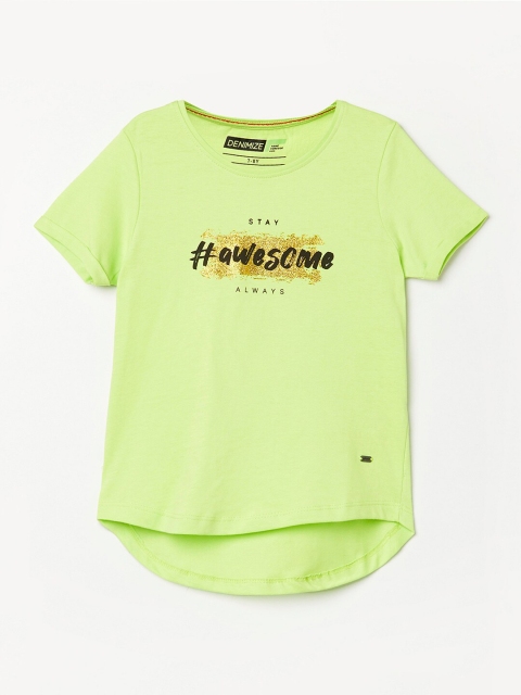 Fame Forever by Lifestyle Girls Green & Black Typography Printed Pure Cotton High-Low Top
Fame Forever by Lifestyle Girls Green & Black Typography Printed Pure Cotton High-Low Top