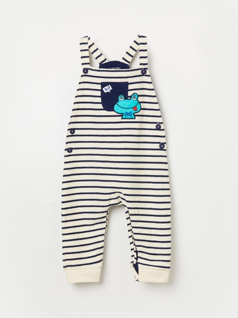 Juniors by Lifestyle Boys Off White & Navy Blue Striped Skinny Fit Cotton Dungarees
Juniors by Lifestyle Boys Off White & Navy Blue Striped Skinny Fit Cotton Dungarees