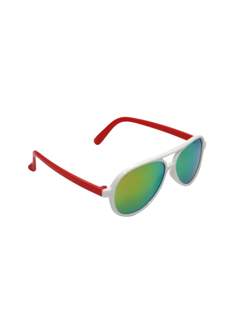 Spiky Kids Green Lens & White Aviator Sunglasses with UV Protected Lens 1232_Wht_Emrl
Spiky Kids Green Lens & White Aviator Sunglasses with UV Protected Lens 1232_Wht_Emrl