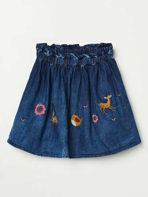 Fame Forever by Lifestyle Girls Blue Embroidered Above Knee-Length Denim Flared Skirt
Fame Forever by Lifestyle Girls Blue Embroidered Above Knee-Length Denim Flared Skirt