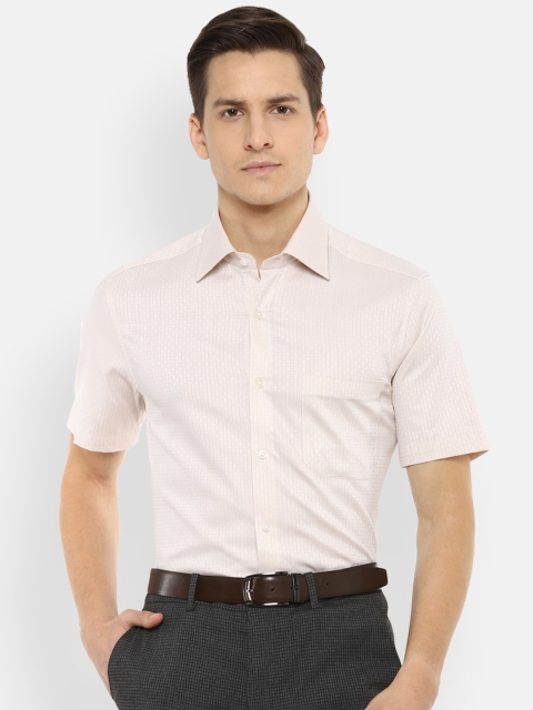 Louis Philippe Men Cream-Coloured Grid Tattersall Checks Opaque Checked Formal Shirt
Louis Philippe Men Cream-Coloured Grid Tattersall Checks Opaque Checked Formal Shirt