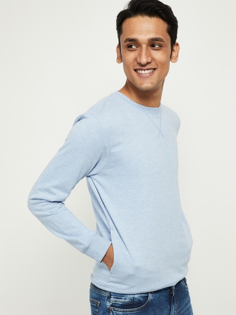 max Men Blue Sweatshirt