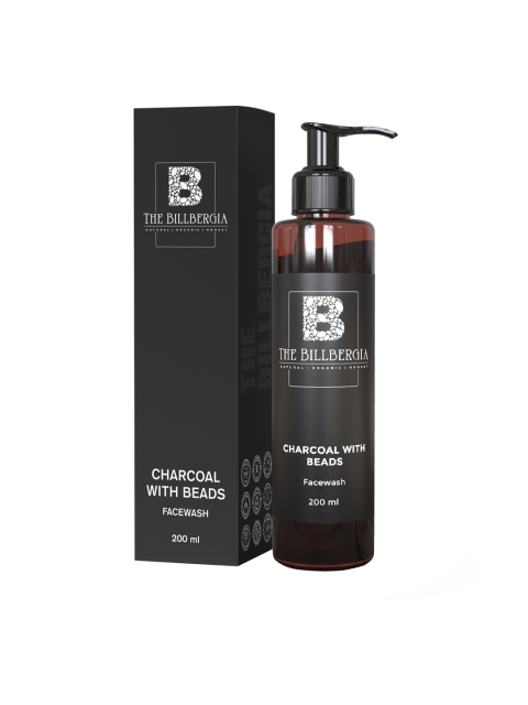 THE BILLBERGIA Charcoal Facewash with Beads for Deep Pore Cleansing - 200 ml, Black
THE BILLBERGIA Charcoal Facewash with Beads for Deep Pore Cleansing - 200 ml, Black