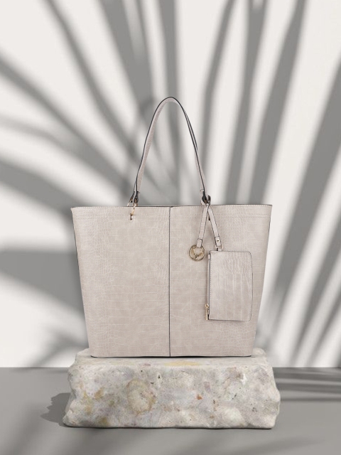 Allen Solly Grey Animal Textured PU Regular Structured Shoulder Bag with Tasselled Detail
Allen Solly Grey Animal Textured PU Regular Structured Shoulder Bag with Tasselled Detail