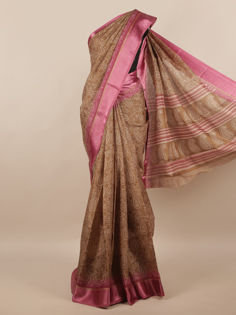 Pothys Brown Paisley Printed Cotton Blend Saree
Pothys Brown Paisley Printed Cotton Blend Saree