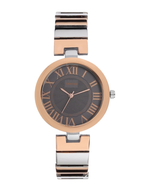 Sandy D Carter Women Black Dial & Rose Gold Toned Stainless Steel Bracelet Style Watch
Sandy D Carter Women Black Dial & Rose Gold Toned Stainless Steel Bracelet Style Watch