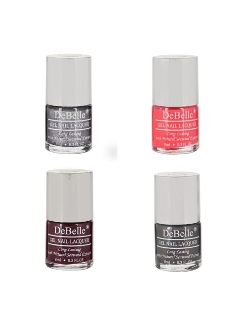 DeBelle Set of 4 Assorted Nail Polish, Multi