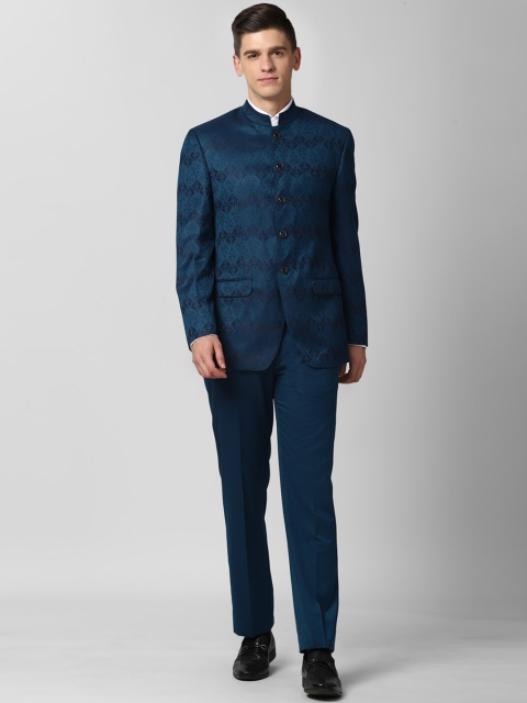 Peter England Elite Men Navy Blue Printed 2-Piece Single Breasted Formal Suit
Peter England Elite Men Navy Blue Printed 2-Piece Single Breasted Formal Suit