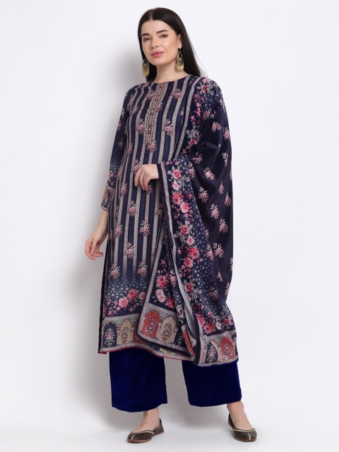 Stylee LIFESTYLE Navy Blue & Pink Digital Printed Pashmina Unstitched Dress Material
Stylee LIFESTYLE Navy Blue & Pink Digital Printed Pashmina Unstitched Dress Material