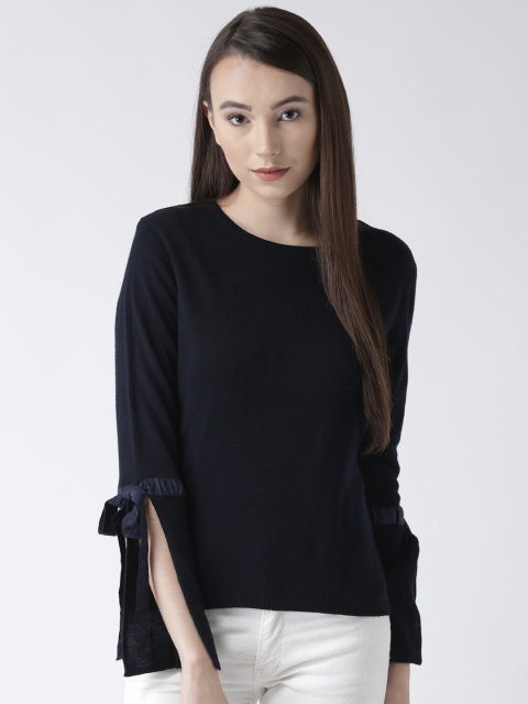 Club York Women Navy Blue Pullover