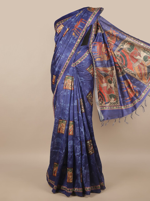 Pothys Blue & Red Ethnic Motifs Jute Silk Saree
Pothys Blue & Red Ethnic Motifs Jute Silk Saree